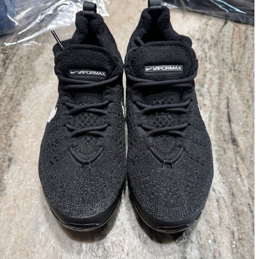 Nike Womens Air VaporMax 2023 Flyknit Size 7 Black Running Shoes DV6840-002 - Picture 5 of 8